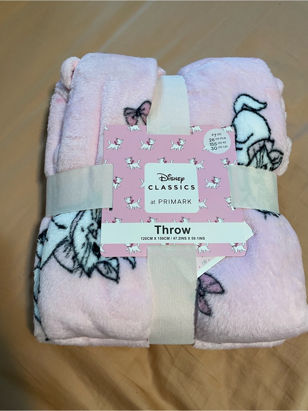 Disney Classics Pink Throw Blanket